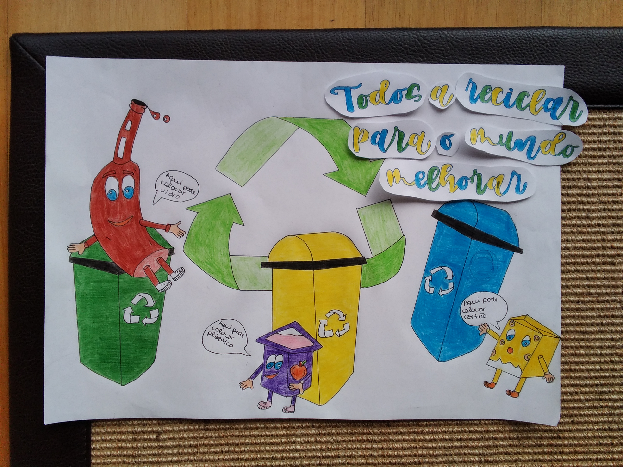 Todos a reciclar para o Mundo melhorar.